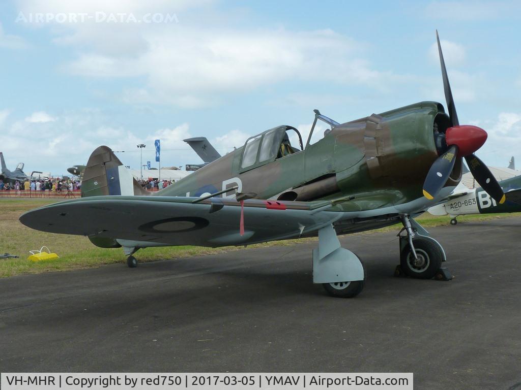 VH-MHR, 1943 Commonwealth CA-13 Boomerang C/N 945, Airshow Downunder 2017, YMAV