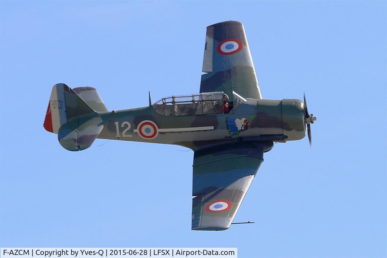 F-AZCM, 1951 North American T-6G Texan C/N 182-179, North American T-6G Texan, On display, Luxeuil-Saint Sauveur Air Base 116 (LFSX) Open day 2015