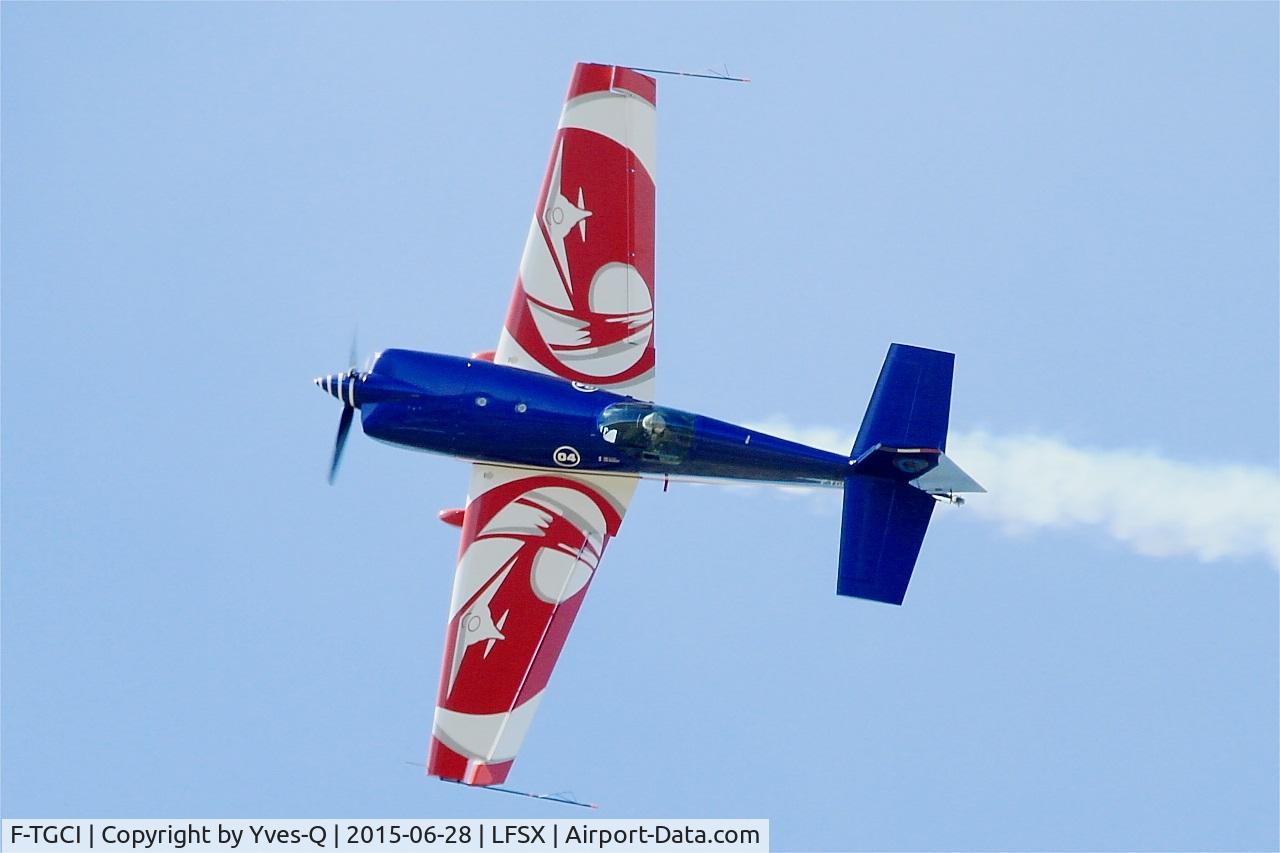 F-TGCI, Extra EA-330SC C/N 04, Extra 330SC, French Air Force aerobatic team, On display, Luxeuil-St Sauveur Air Base 116 (LFSX) Open day 2015