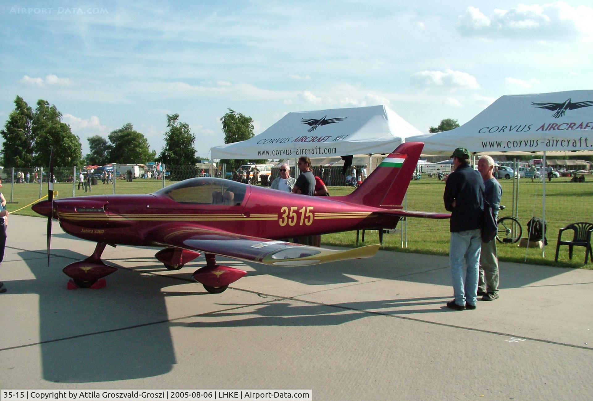35-15, 2005 Corvus Corone MK.I C/N CNE01/001, Kecskemét Hungarian Air Force Base, Airshow in 2005