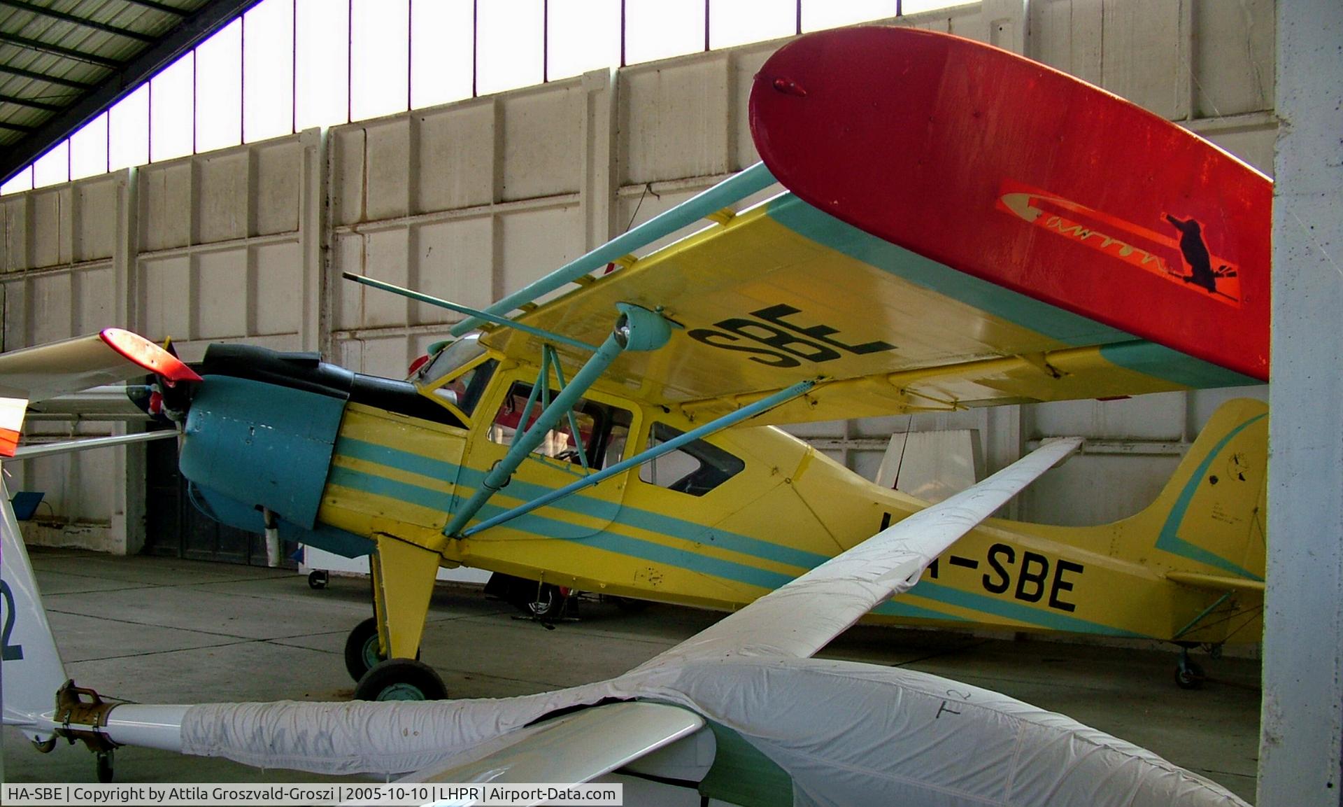 HA-SBE, 1967 PZL-Okecie PZL-101A Gawron C/N 107231, Györ-Pér Airport, Hungary
