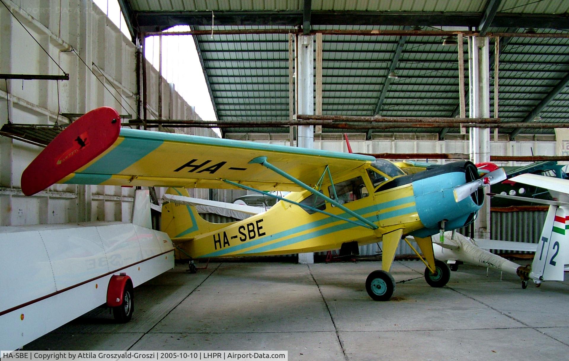 HA-SBE, 1967 PZL-Okecie PZL-101A Gawron C/N 107231, Györ-Pér Airport, Hungary