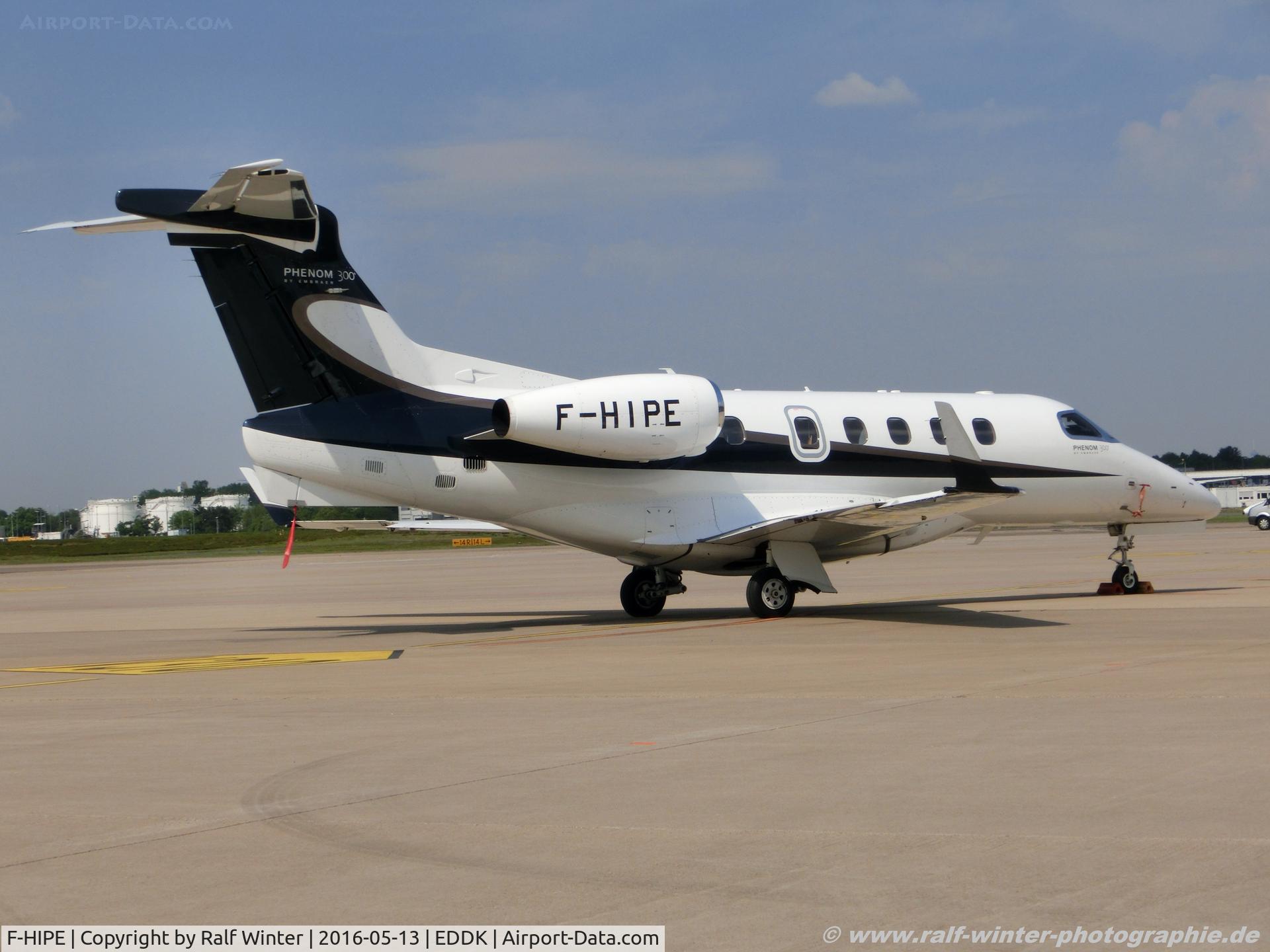 F-HIPE, 2010 Embraer EMB-505 Phenom 300 C/N 50500016, Embraer Phenom 300 EMB-505 - Pan Europeenne Air Service - 5050016 - F-HIPE - 13.05.2016 - CGN