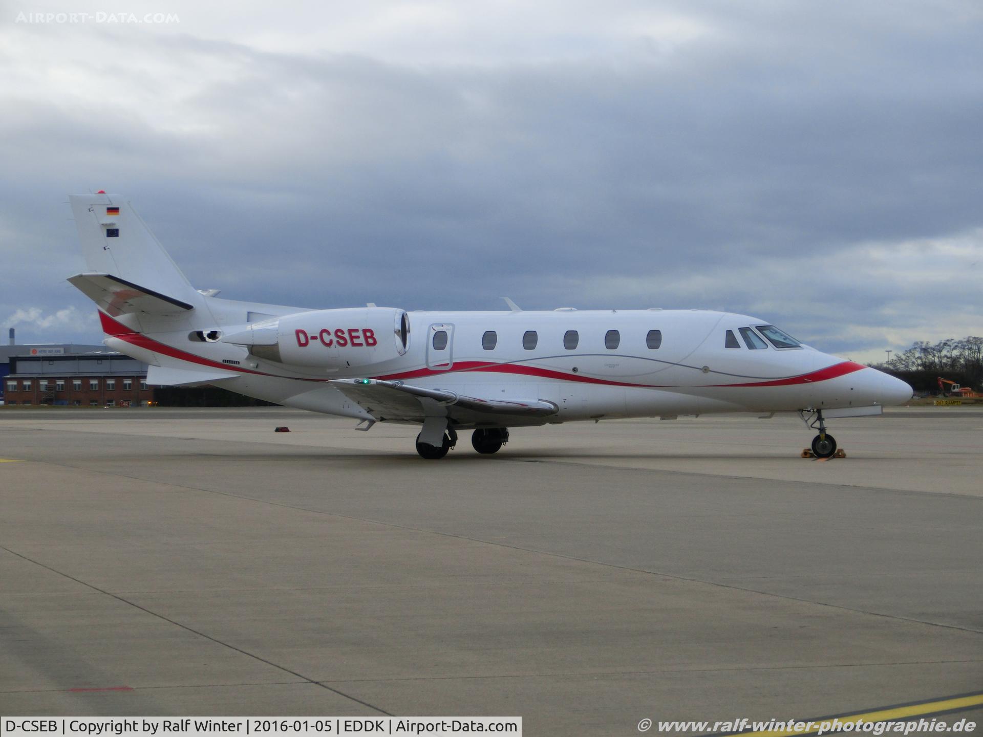 D-CSEB, 2011 Cessna 560XL Citation XLS+ C/N 560-6093, Cessna 560XL Citation XLS+ - Adolf Würth GmbH - 560-6093 - D-CSEB - 05.01.2016 - CGN