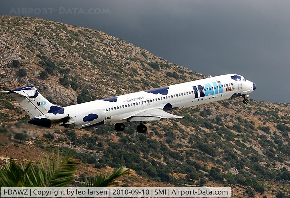 I-DAWZ, 1985 McDonnell Douglas MD-82 (DC-9-82) C/N 49214, Samos 12.9.10