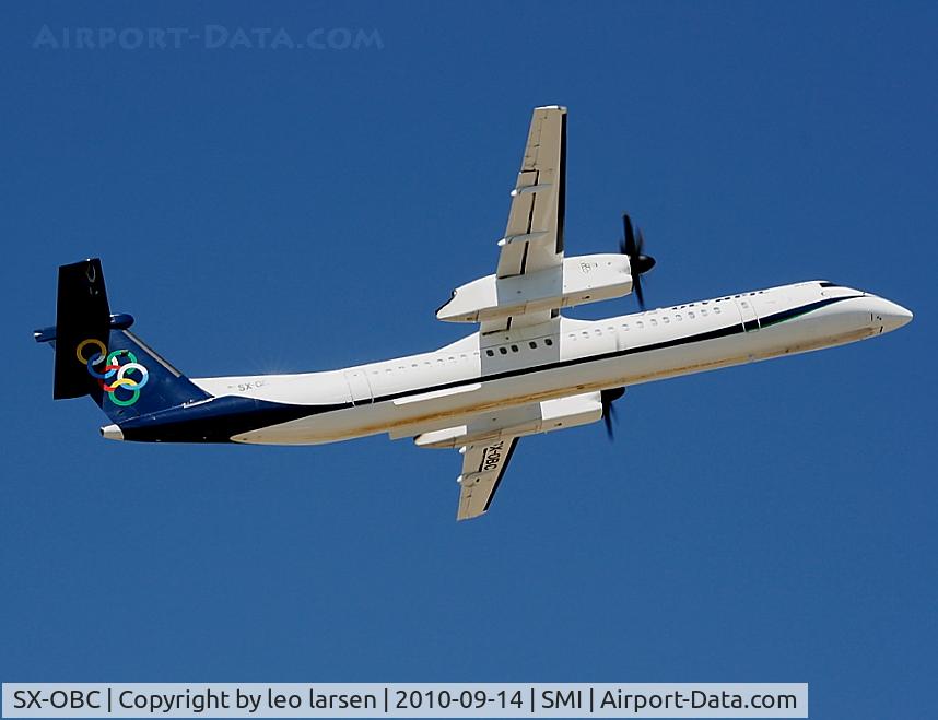 SX-OBC, 2009 De Havilland Canada DHC-8-402Q Dash 8 C/N 4276, Samos 14.9.2010
