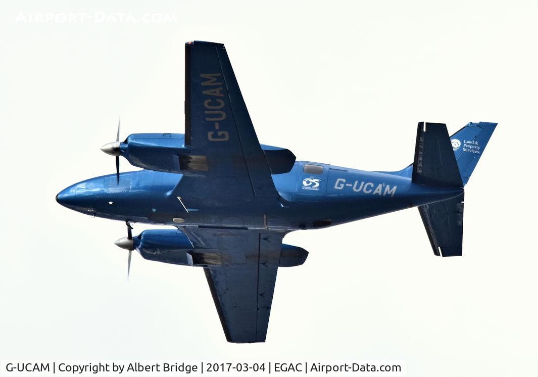 G-UCAM, 1974 Piper PA-31-350 Chieftain C/N 31-7405402, G-UCAM - Woodgate Aviation.  Belfast City overflight.