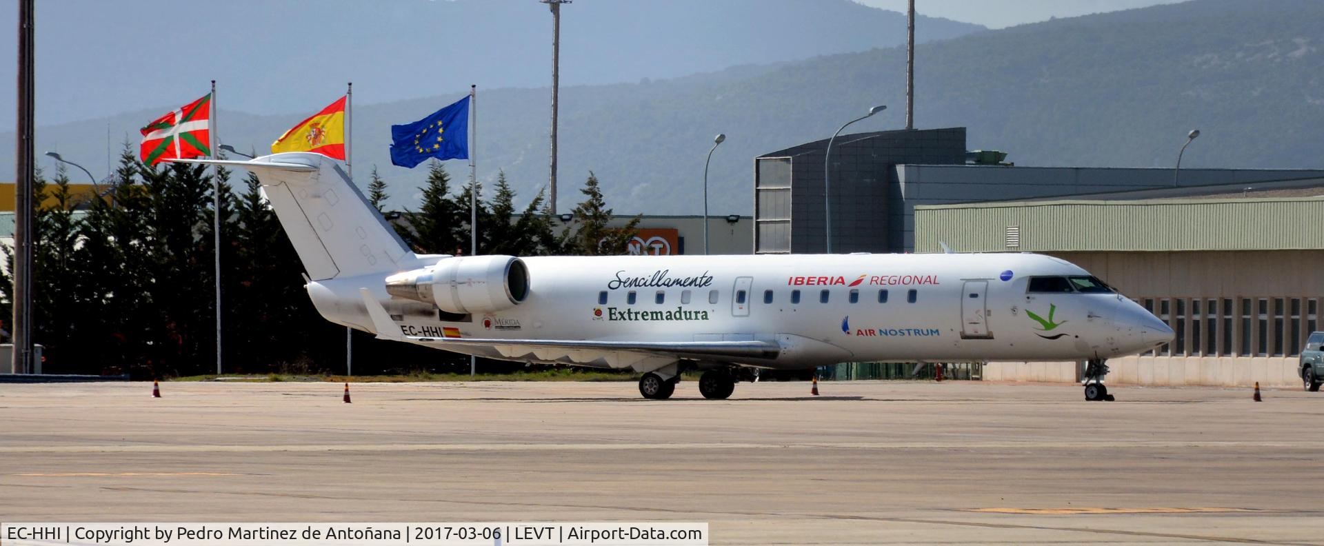 EC-HHI, Canadair CRJ-200ER (CL-600-2B19) C/N 7343, Foronda - Vitoria-Gasteiz - España
