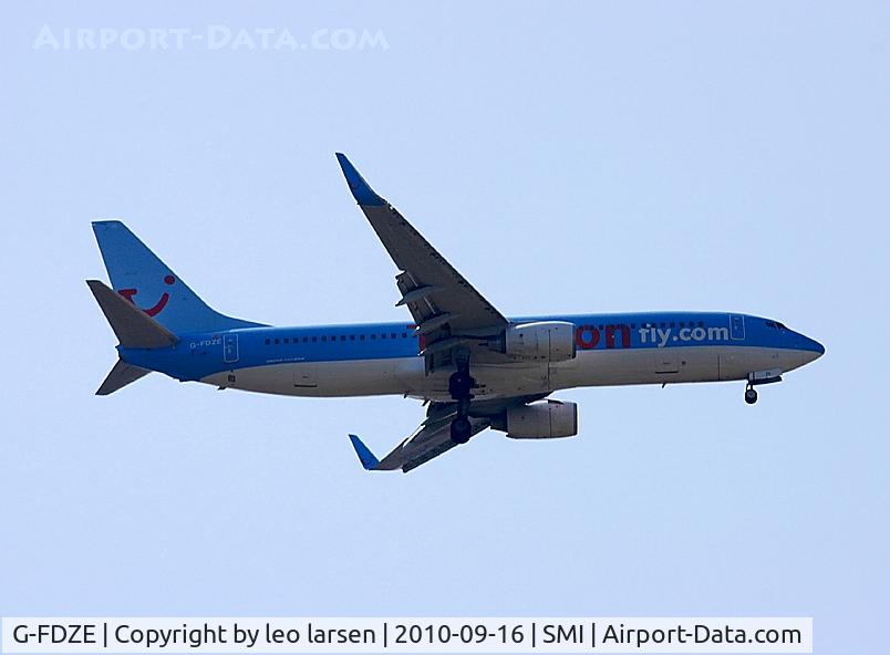 G-FDZE, 2008 Boeing 737-8K5 C/N 35137, SAMOS 16.9.2010