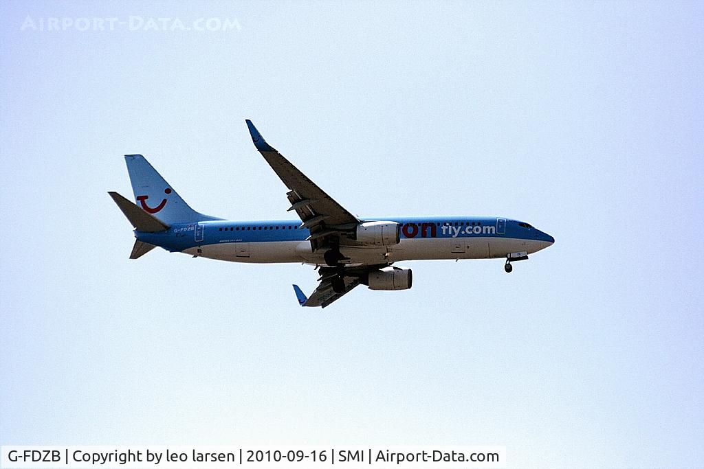 G-FDZB, 2007 Boeing 737-8K5 C/N 35131, Samos 16.9.2010