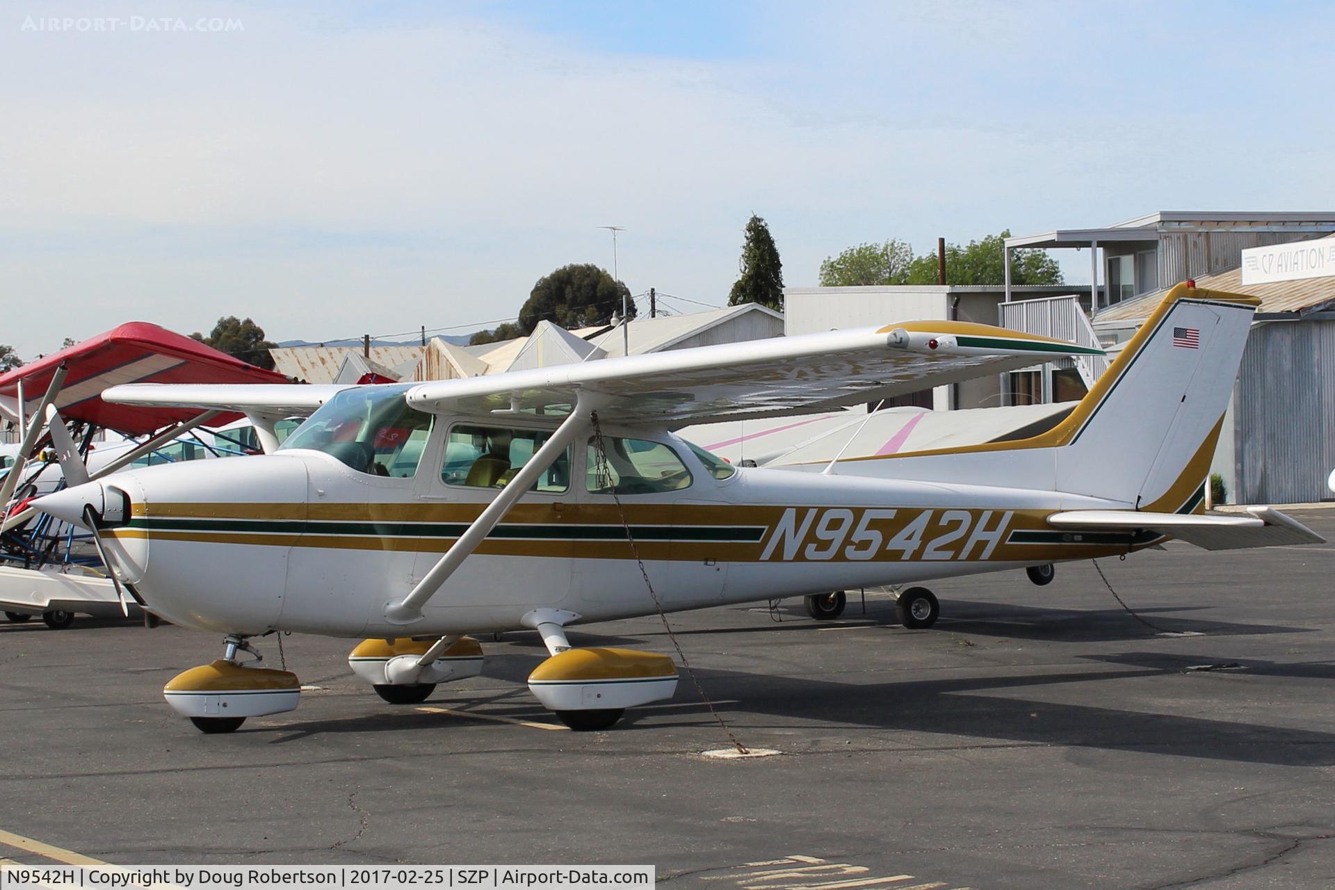 N9542H, 1975 Cessna 172M C/N 17266215, 1975 Cessna 172M SKYHAWK, Lycoming O-320-E2D 150 Hp