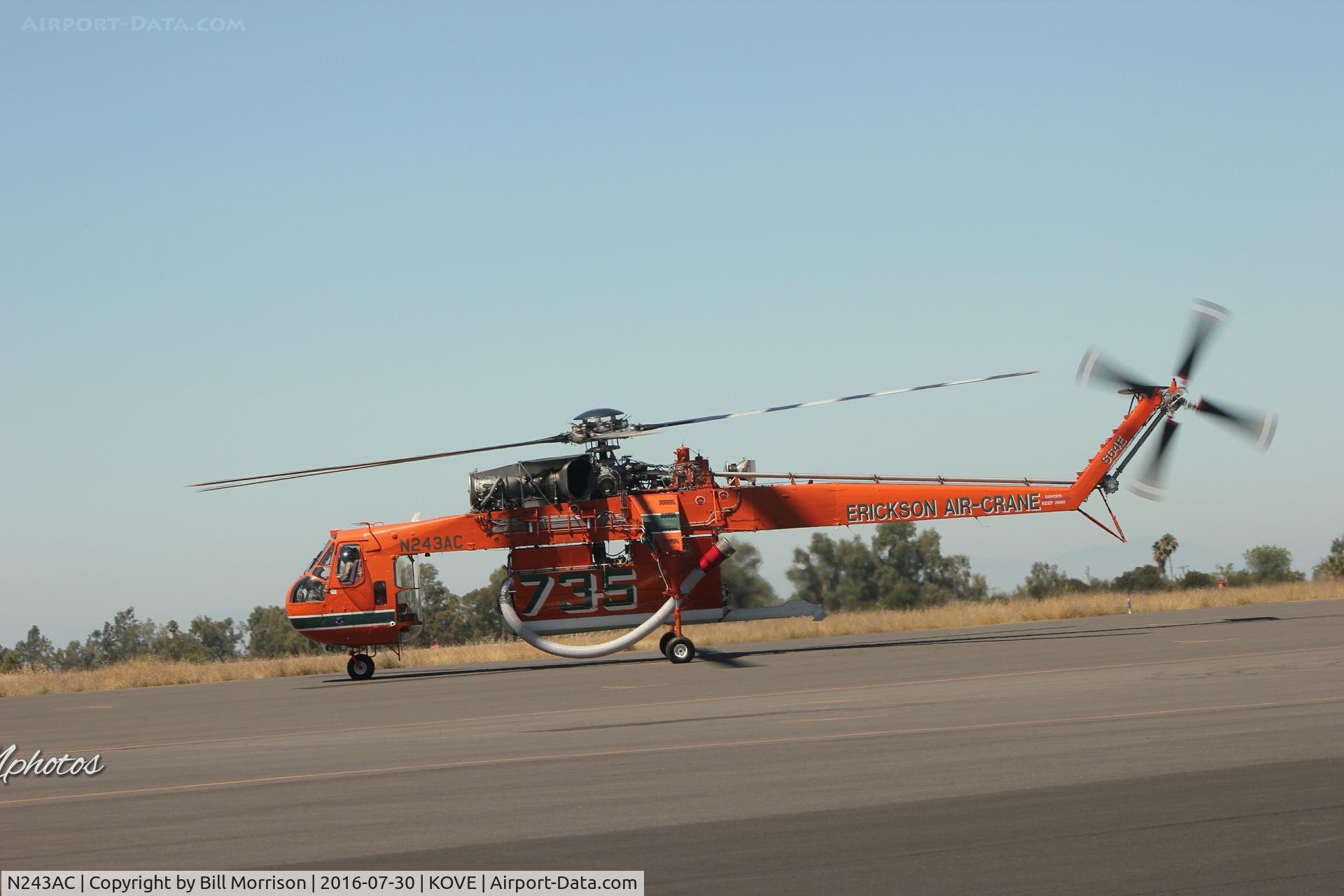 N243AC, Erickson S64E Skycrane C/N 64022, Fly Inn