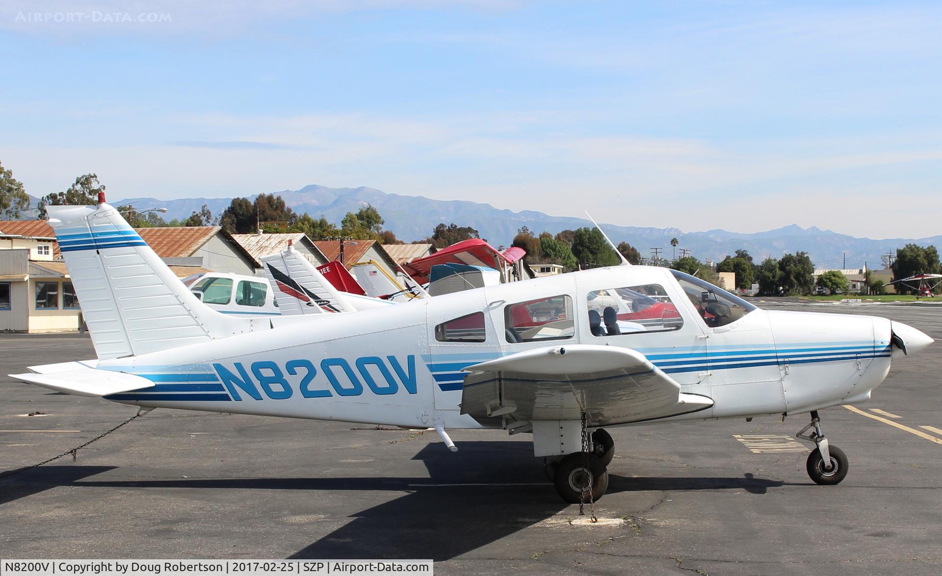 N8200V, 1980 Piper PA-28-161 Warrior II C/N 28-8016319, 1980 Piper PA-28-161 WARRIOR II, Lycoming O-320-D3G 160 Hp