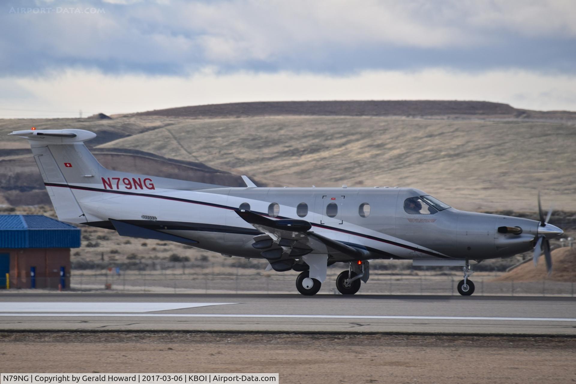N79NG, 2013 Pilatus PC-12/47E C/N 1379, Take off on RWY 28R.