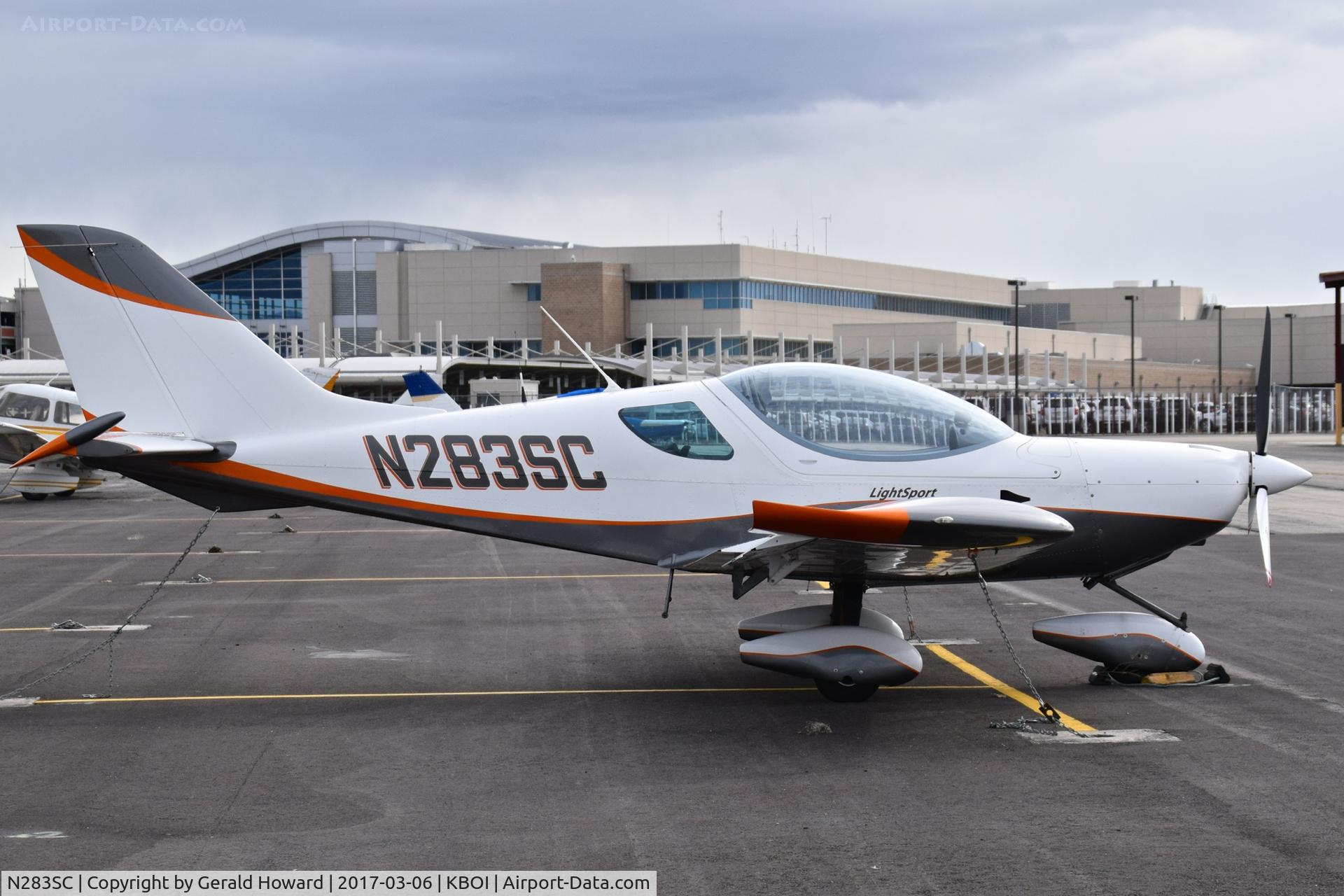 N283SC, 2009 CZAW SportCruiser C/N 09SC283, Parked on north GA ramp.