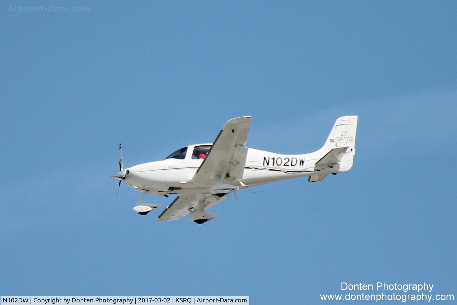 N102DW, 2006 Cirrus SR22 C/N 1750, Cirrus SR-22 (N102DW) arrives at Sarasota-Bradenton International Airport following flight from Southern Illinois Airport