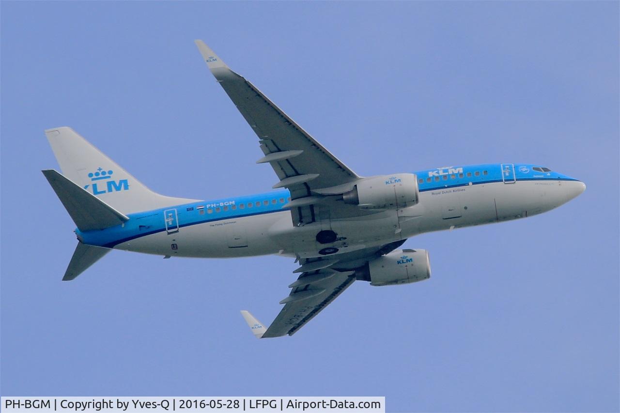 PH-BGM, 2011 Boeing 737-7K2 C/N 39255, Boeing 737-7K2, Take off rwy 06R, Roissy Charles De Gaulle airport (LFPG-CDG)