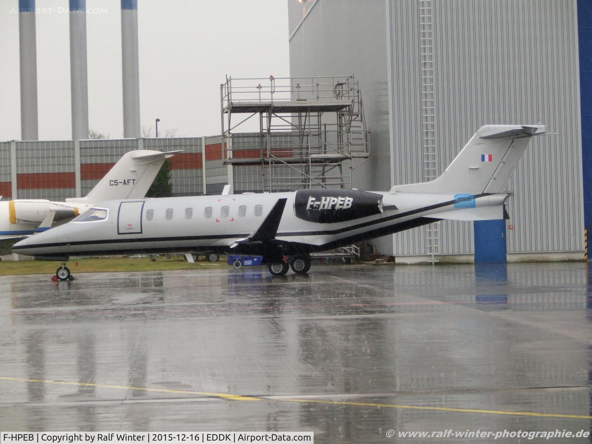 F-HPEB, 2007 Learjet 40 C/N 45-2080, Learjet 40 - ADD - 45-2080 - F-HPEB - 16.12.2015 - CGN