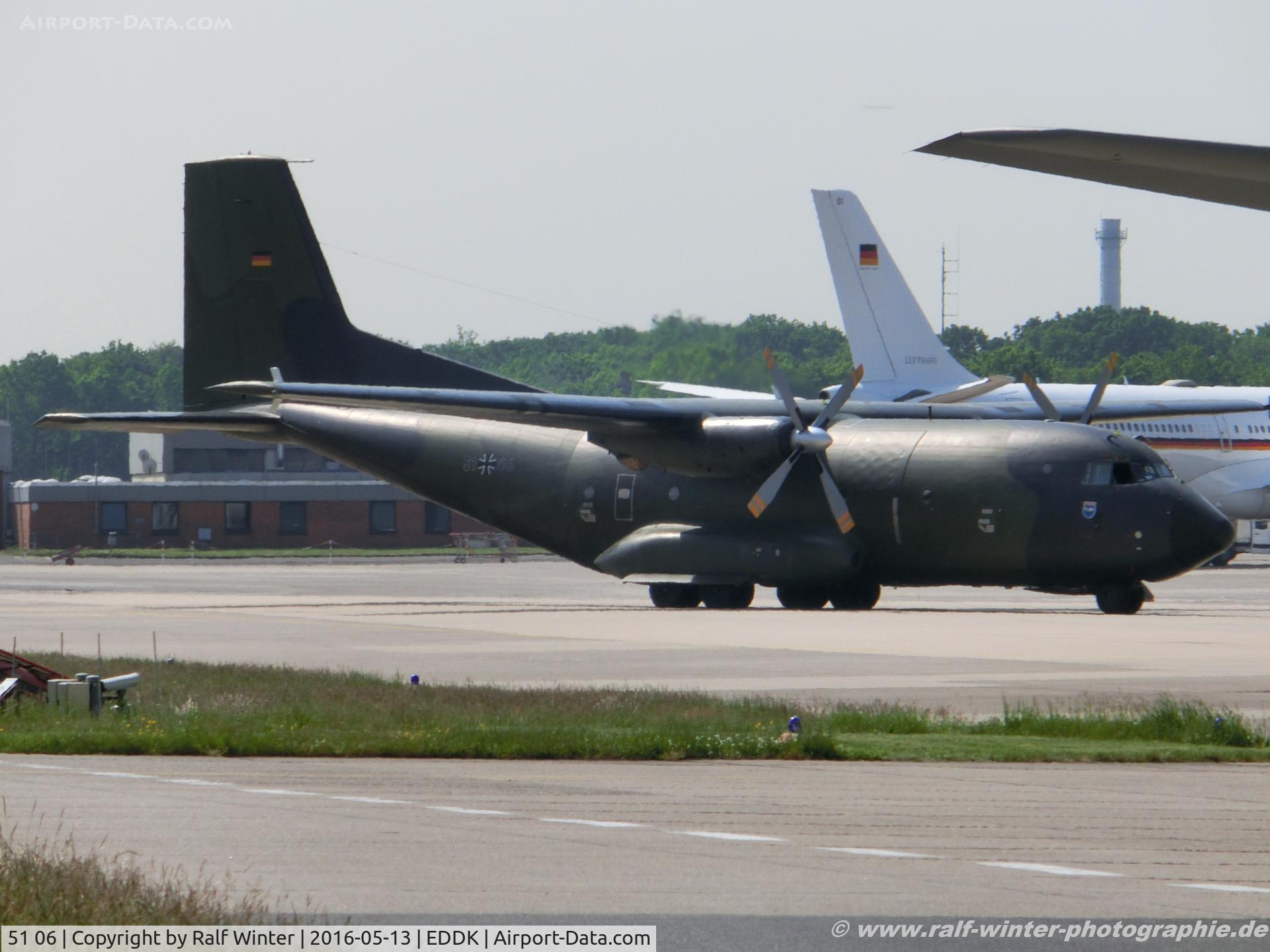 51 06, 1971 Transall C-160D C/N D-143, Transall C-160D - GAF German Air Force - D143 - 51+06 - 13.05.2016 - CGN