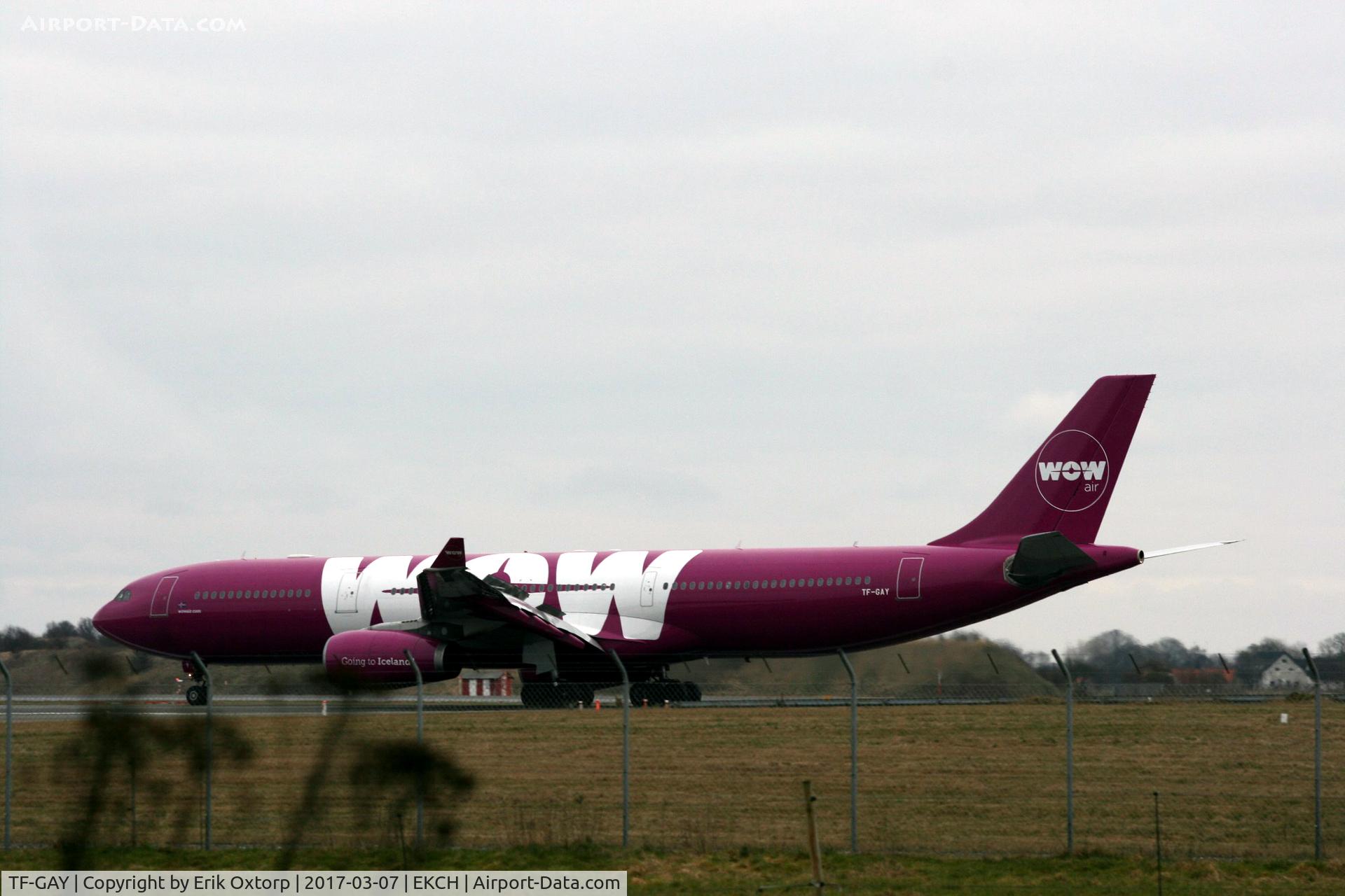 TF-GAY, 2010 Airbus A330-343 C/N 1098, TF-GAY just landed rw 22L