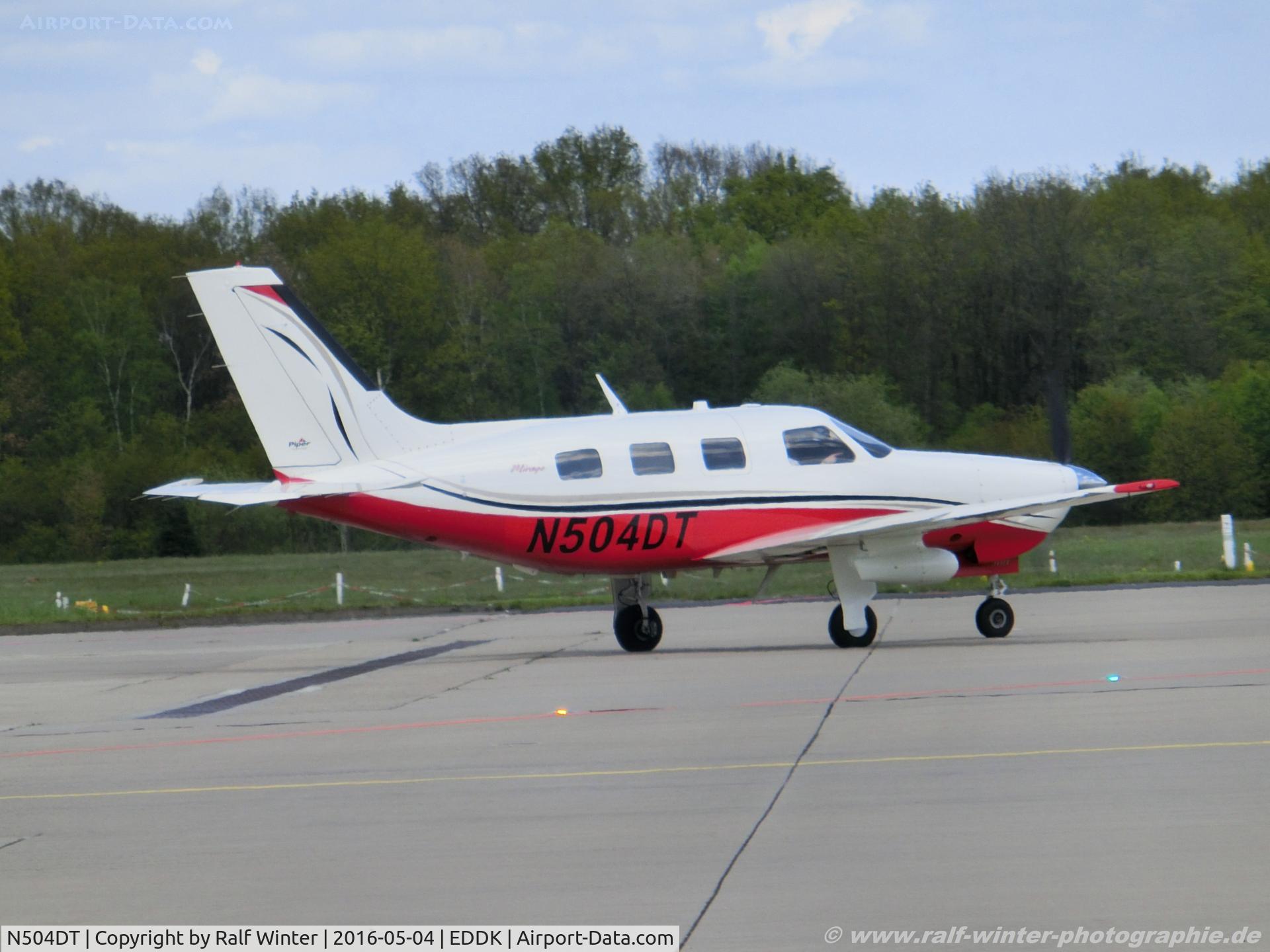 N504DT, 2006 Piper PA-46-350P Malibu Mirage C/N 4636395, Piper PA-46-350P - Privat - 4636395 - N504DT - 04.05.2016 - CGN