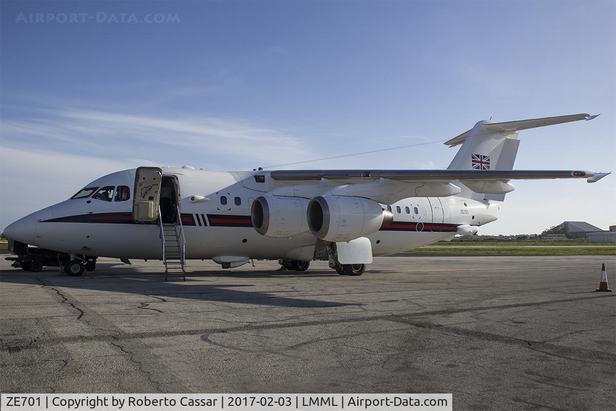 ZE701, 1985 British Aerospace BAe.146 CC.2 C/N E1029, Park 9