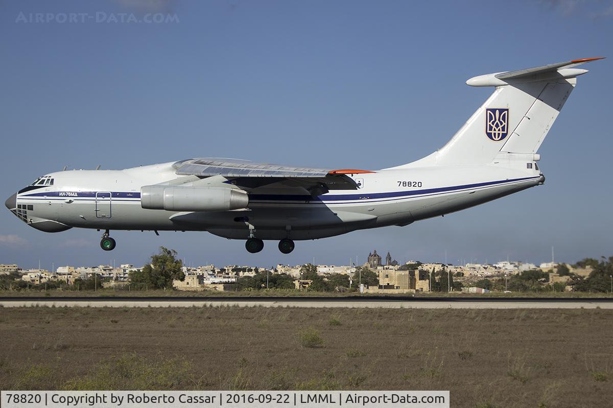 78820, 1989 Ilyushin Il-76MD C/N 0093496907, Malta International Airshow 2016