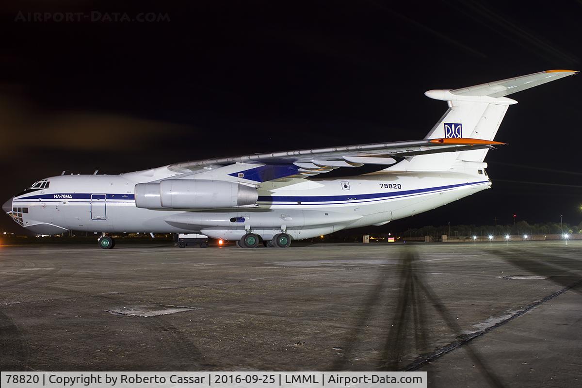78820, 1989 Ilyushin Il-76MD C/N 0093496907, Malta International Airshow 2016