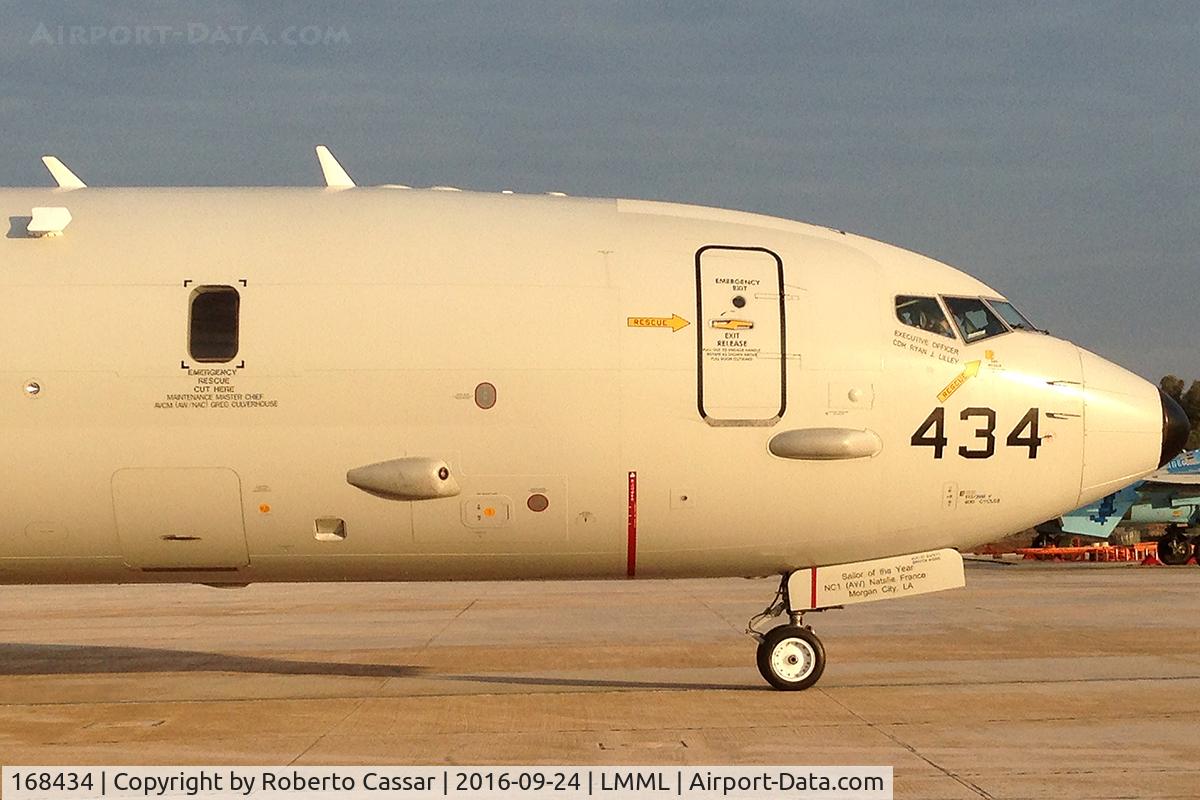 168434, 2012 Boeing P-8A Poseidon C/N 40814, Malta International Airshow 2016