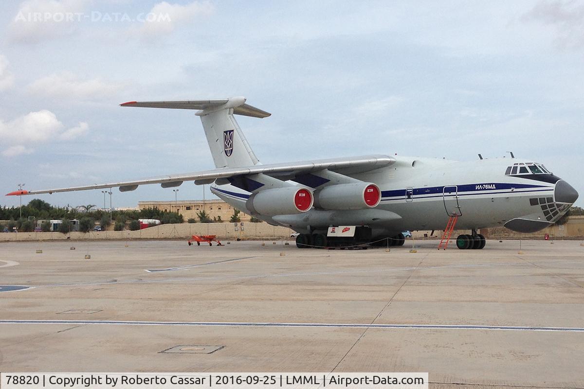 78820, 1989 Ilyushin Il-76MD C/N 0093496907, Malta International Airshow 2016