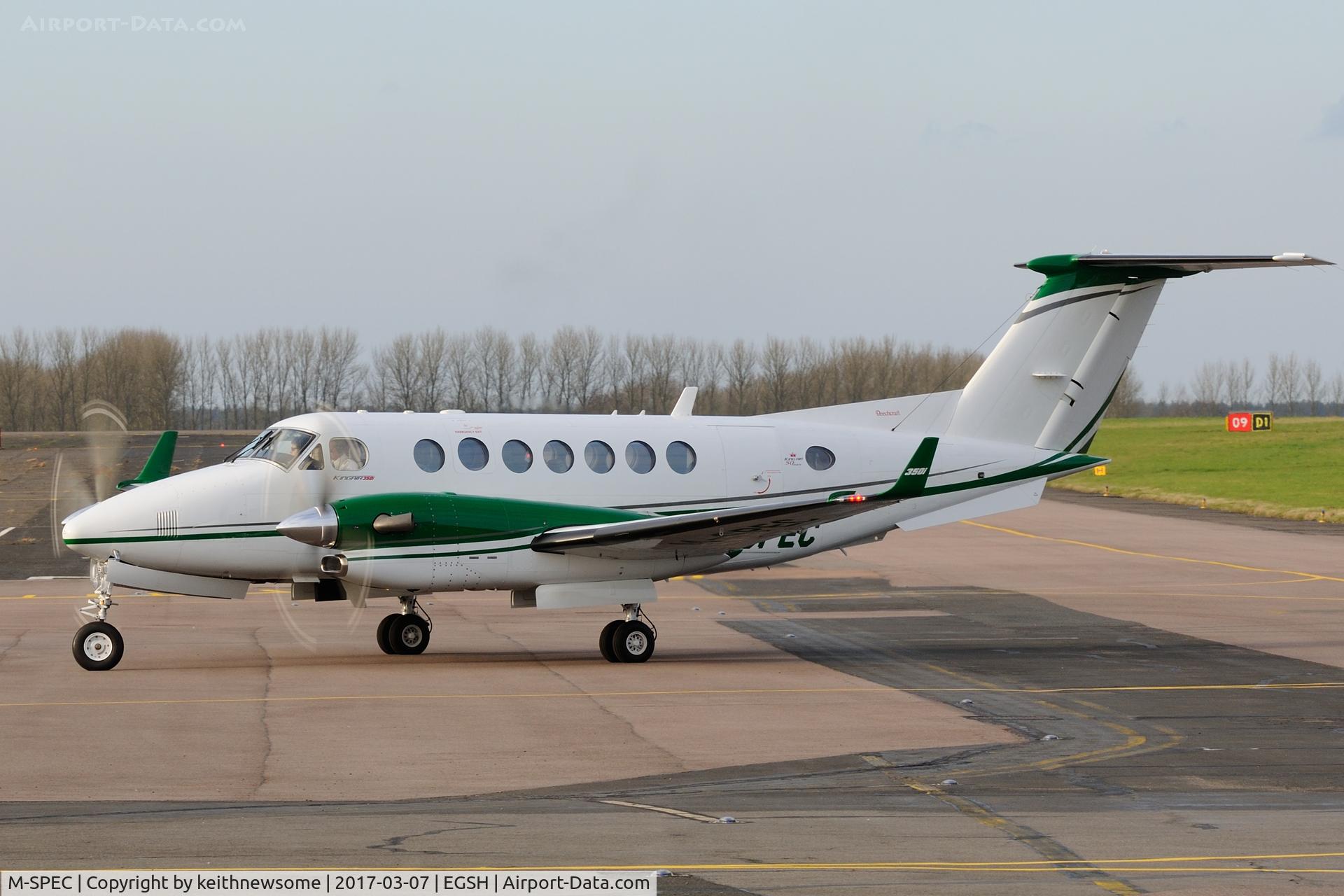 M-SPEC, 2014 Beech Super King Air 350i C/N FL-970, Evening Visitor.