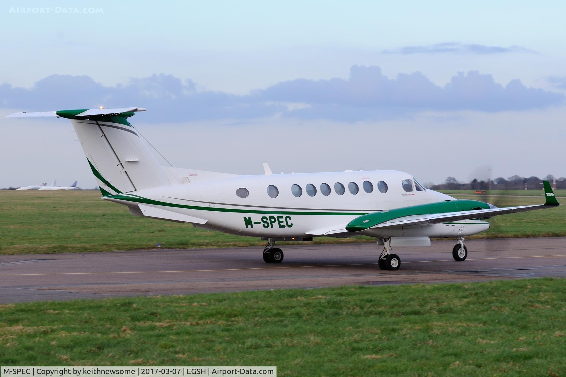 M-SPEC, 2014 Beech Super King Air 350i C/N FL-970, Evening Visitor.