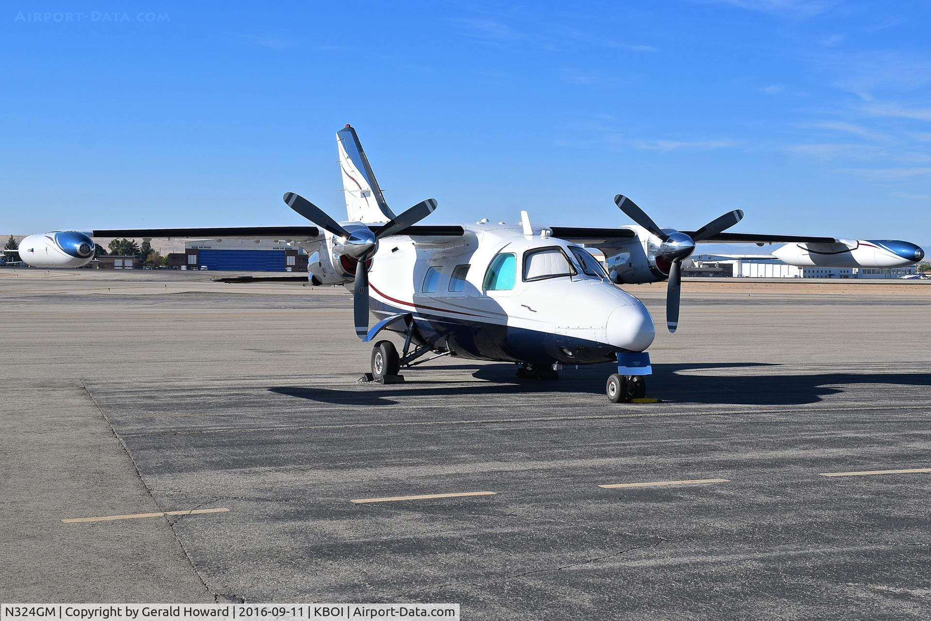 N324GM, 1974 Mitsubishi MU-2B-25 C/N 310, Parked on north GA ramp.