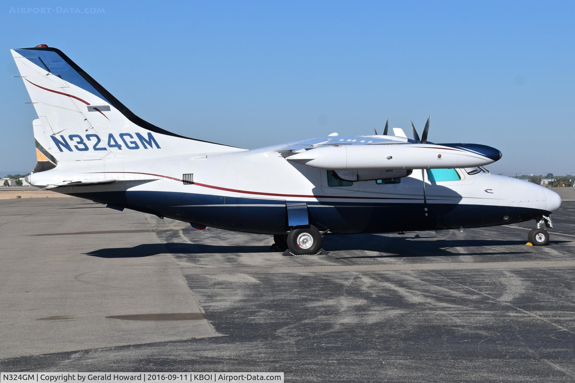N324GM, 1974 Mitsubishi MU-2B-25 C/N 310, Parked on north GA ramp.