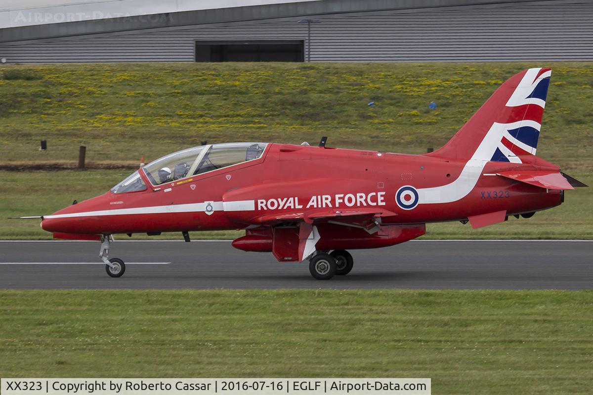 XX323, 1980 Hawker Siddeley Hawk T.1 C/N 167/312148, FIA 16