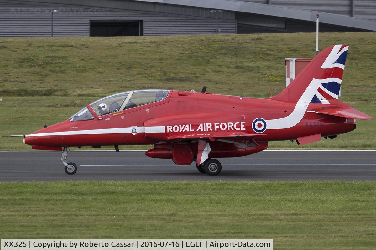 XX325, 1980 Hawker Siddeley Hawk T.1 C/N 169/312150, FIA 16