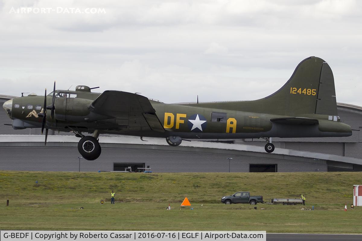 G-BEDF, 1944 Boeing B-17G Flying Fortress C/N 8693, FIA 16