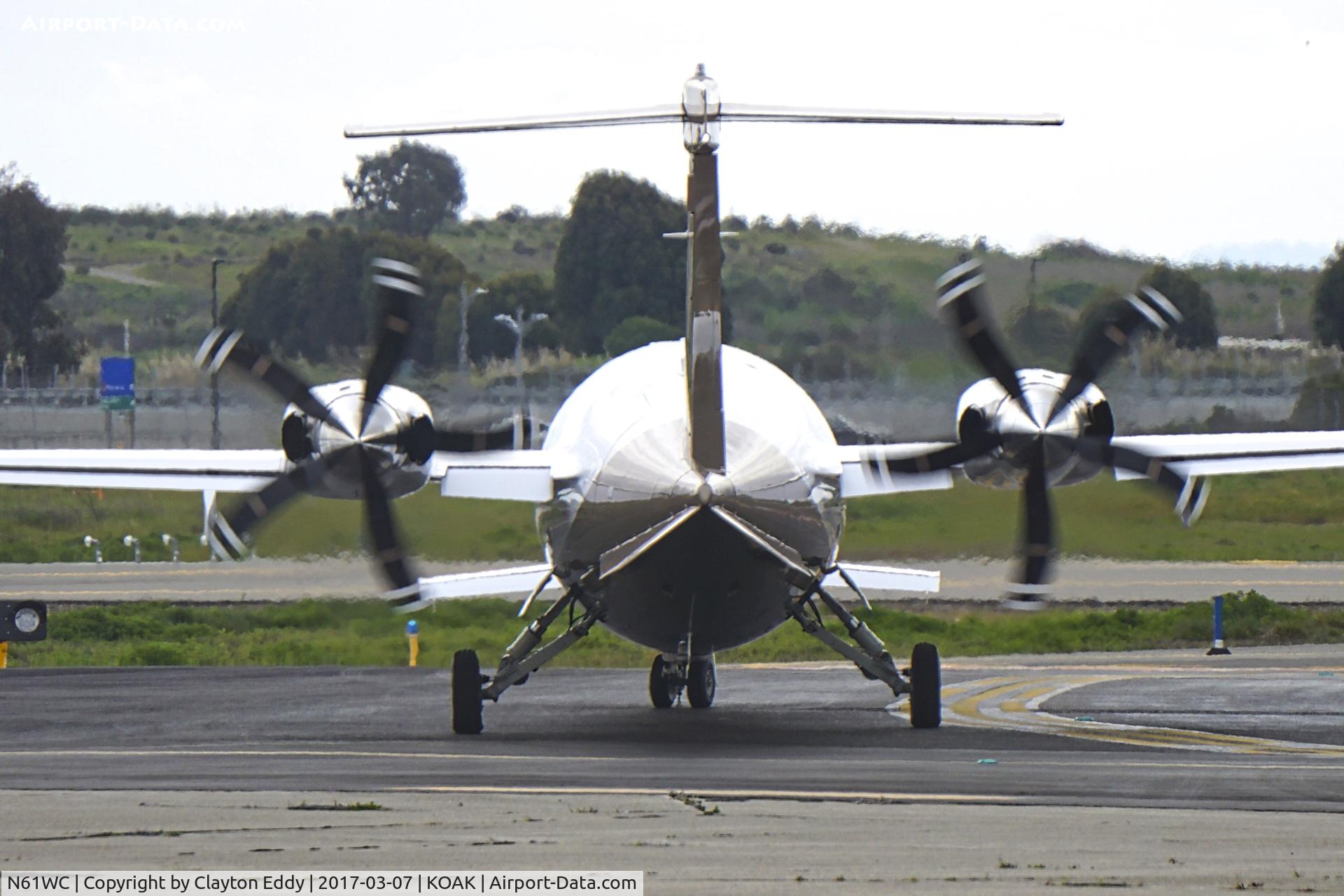 N61WC, 2016 Piaggio P-180 Avanti II EVO C/N 3001, North Field Oakland Airport.
