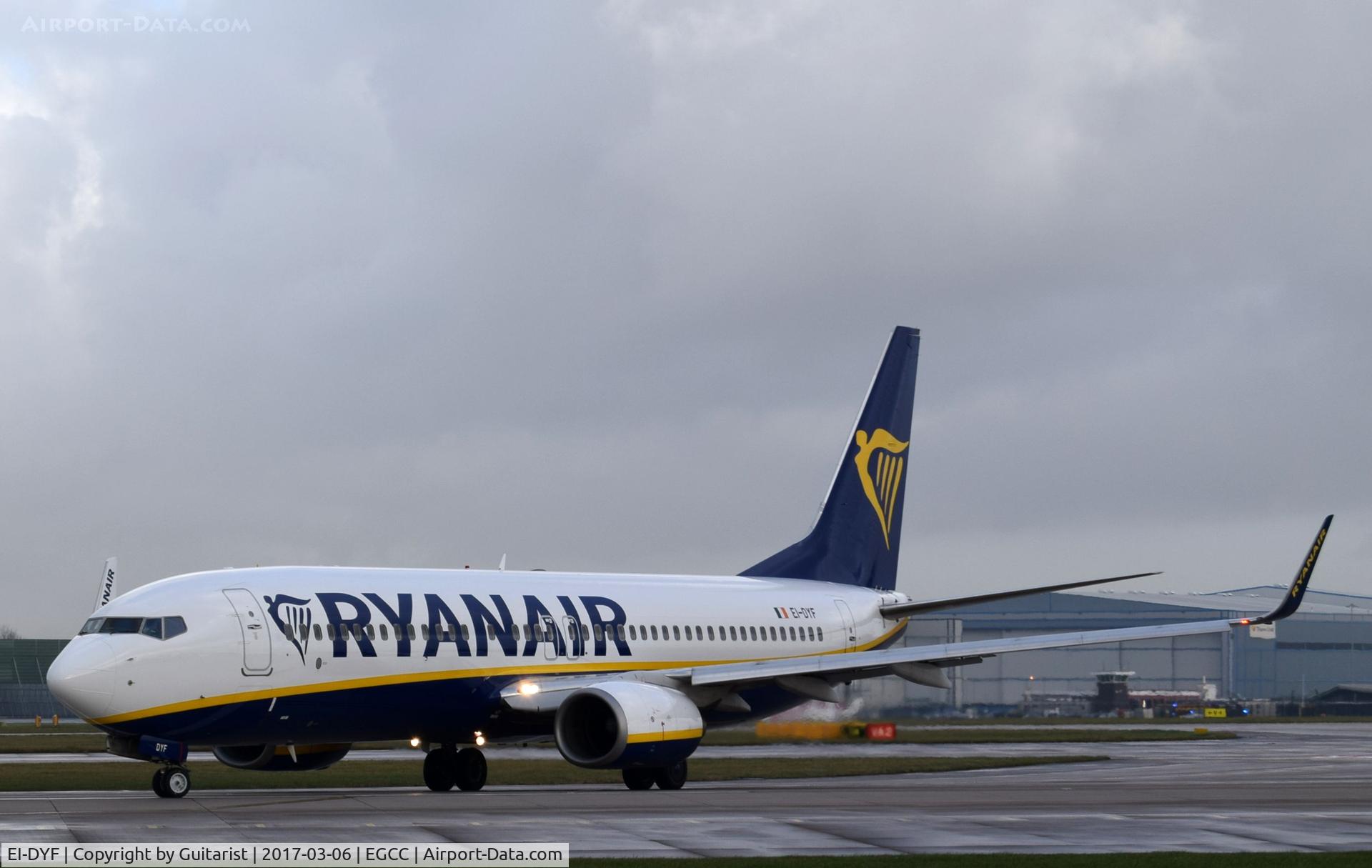 EI-DYF, 2008 Boeing 737-8AS C/N 36569, At Manchester