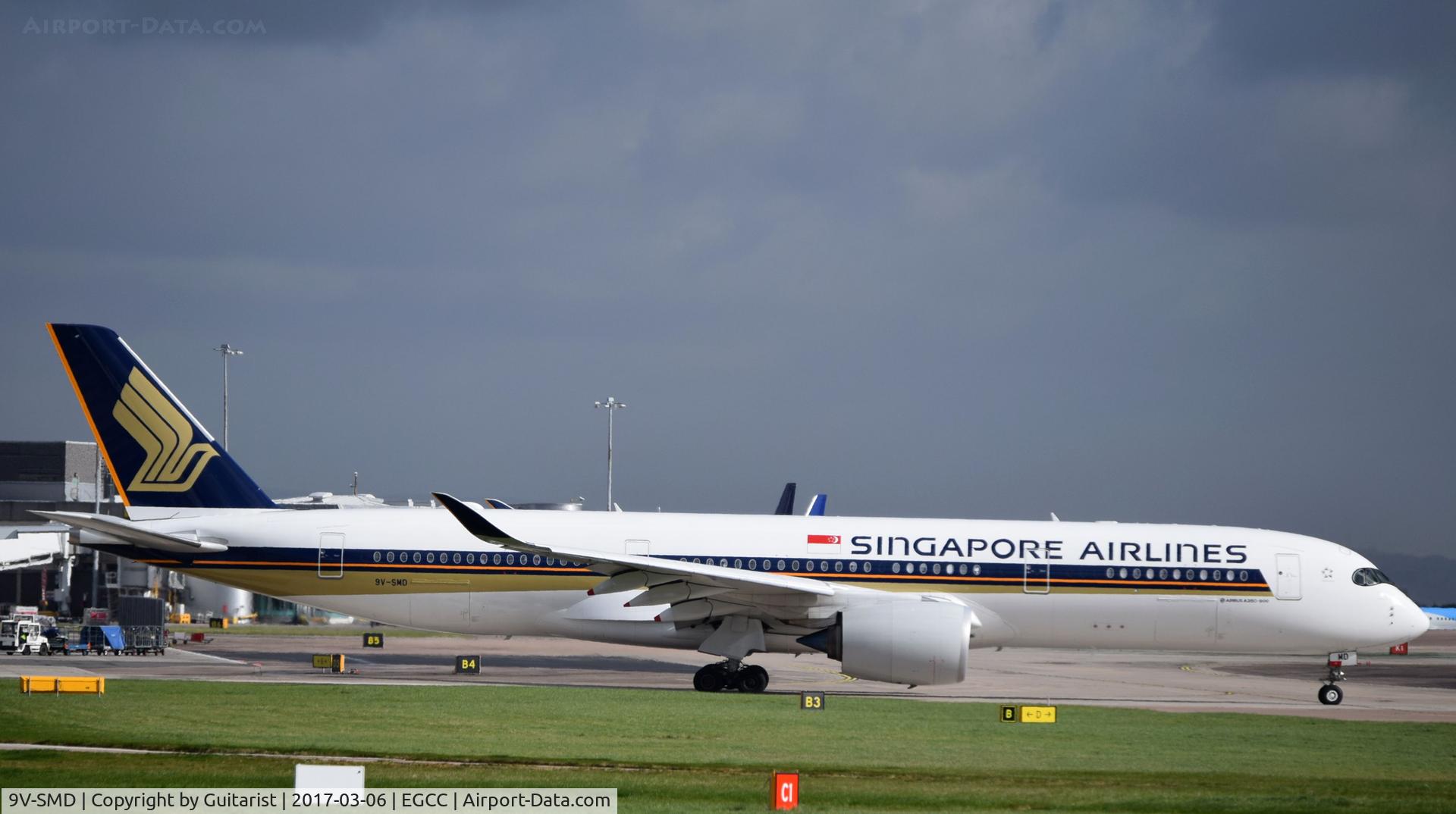 9V-SMD, 2016 Airbus A350-941 C/N 037, At Manchester