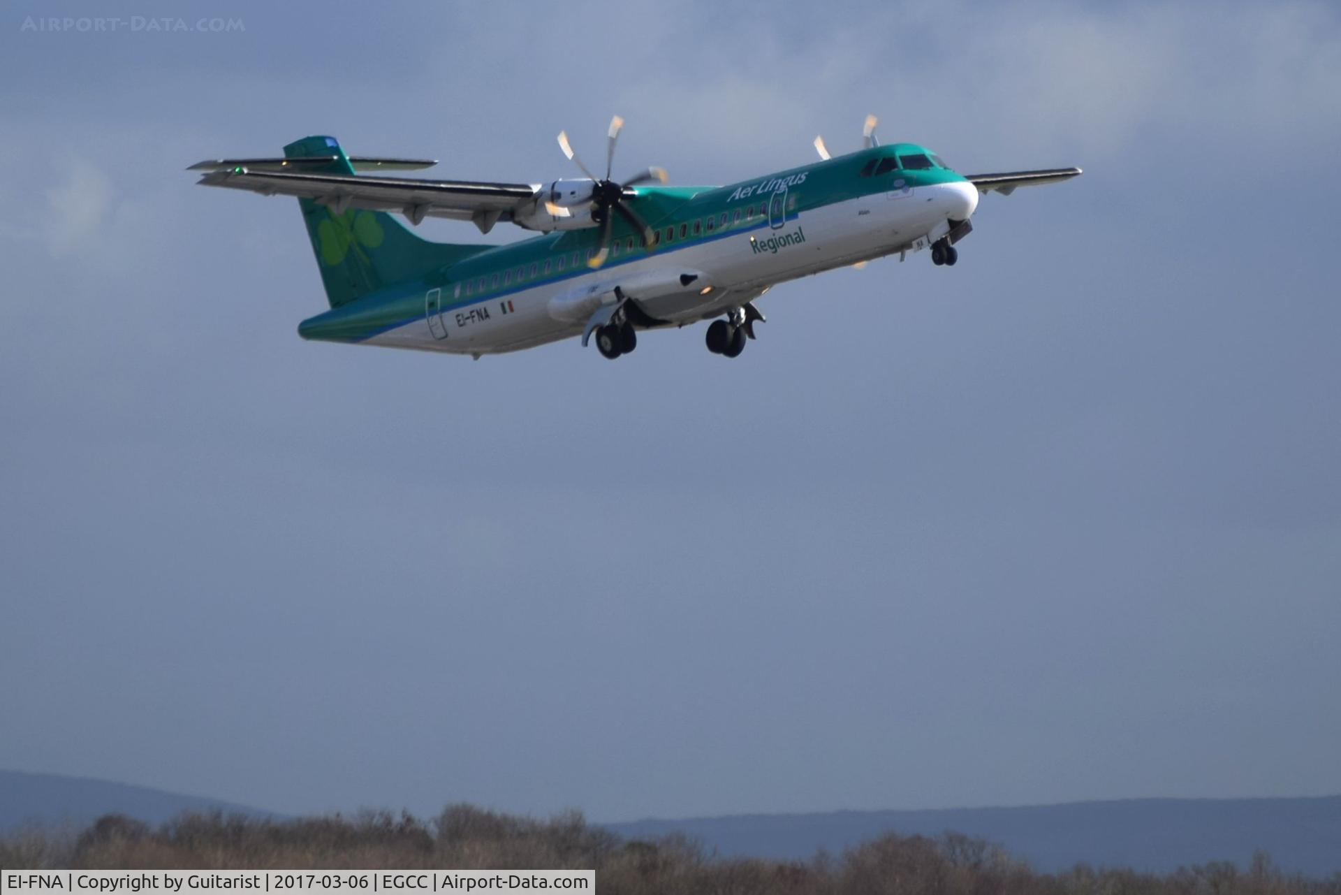 EI-FNA, 2016 ATR 72-212A C/N 1325, At Manchester