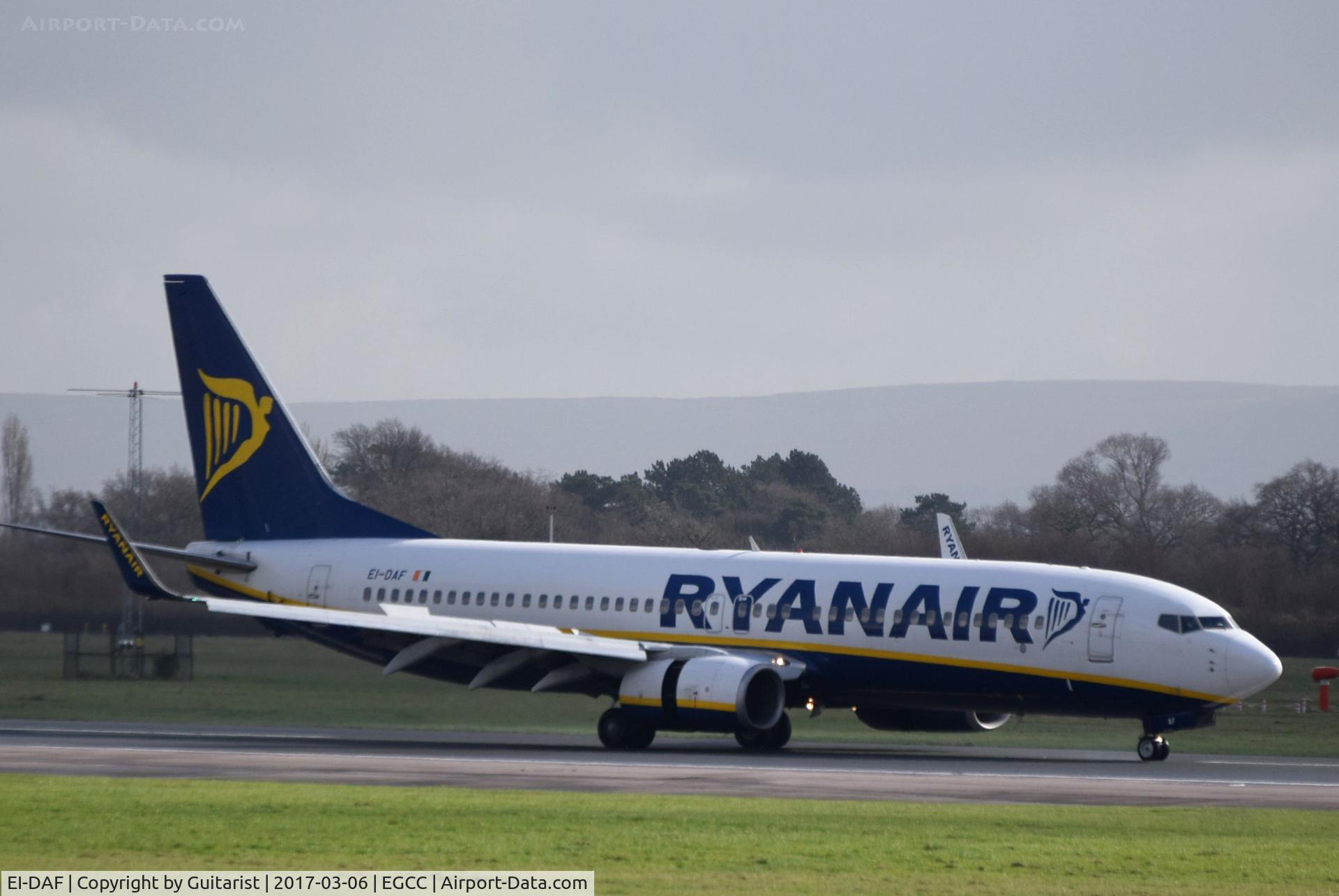 EI-DAF, 2002 Boeing 737-8AS C/N 29939, At Manchester