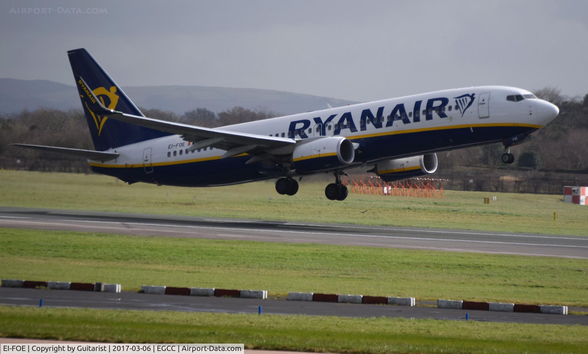EI-FOE, 2016 Boeing 737-8AS C/N 44713, At Manchester