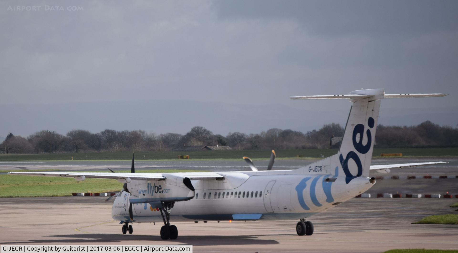 G-JECR, 2006 De Havilland Canada DHC-8-402Q Dash 8 C/N 4139, At Manchester
