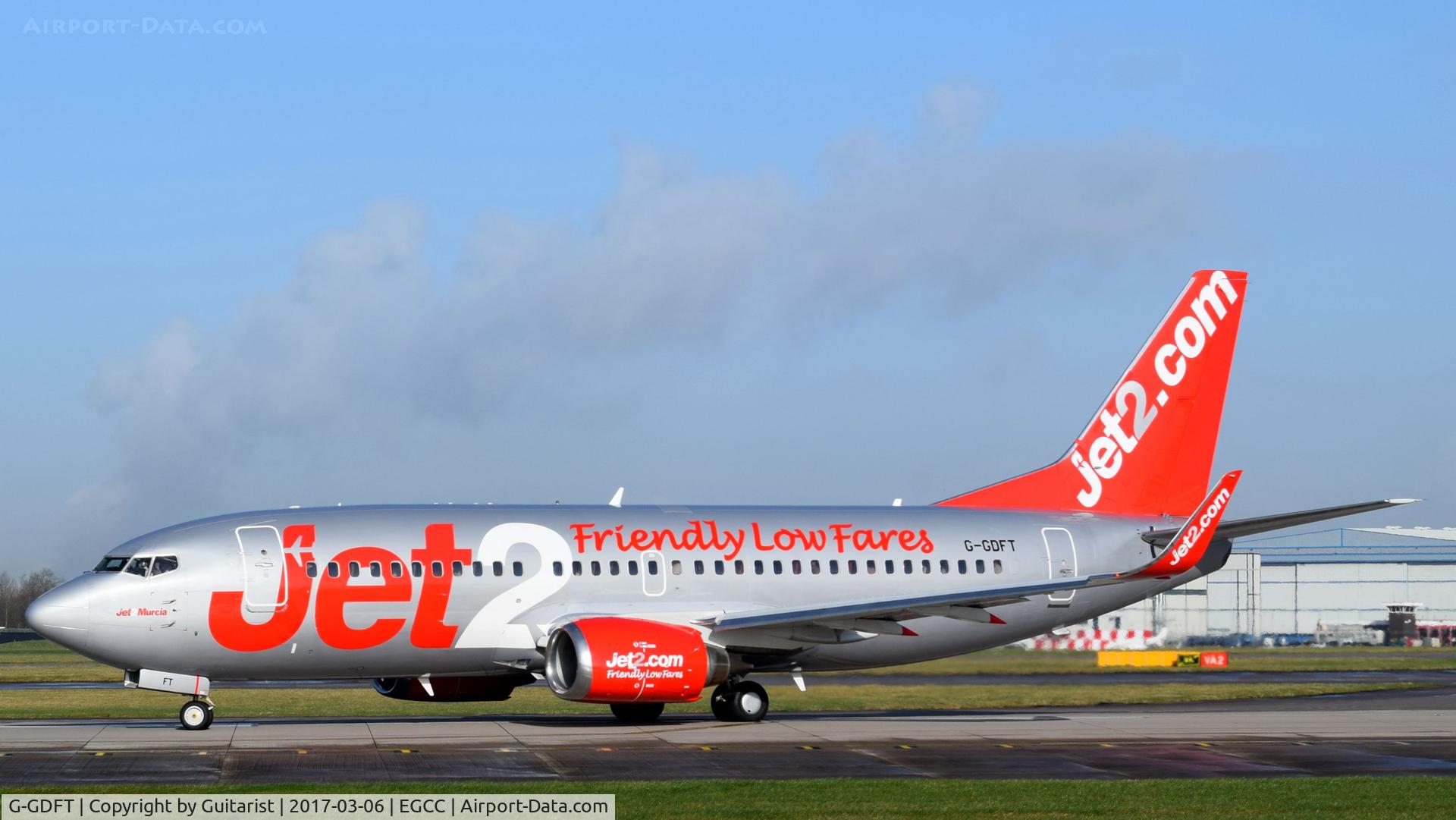 G-GDFT, 1998 Boeing 737-36Q C/N 29141, At Manchester