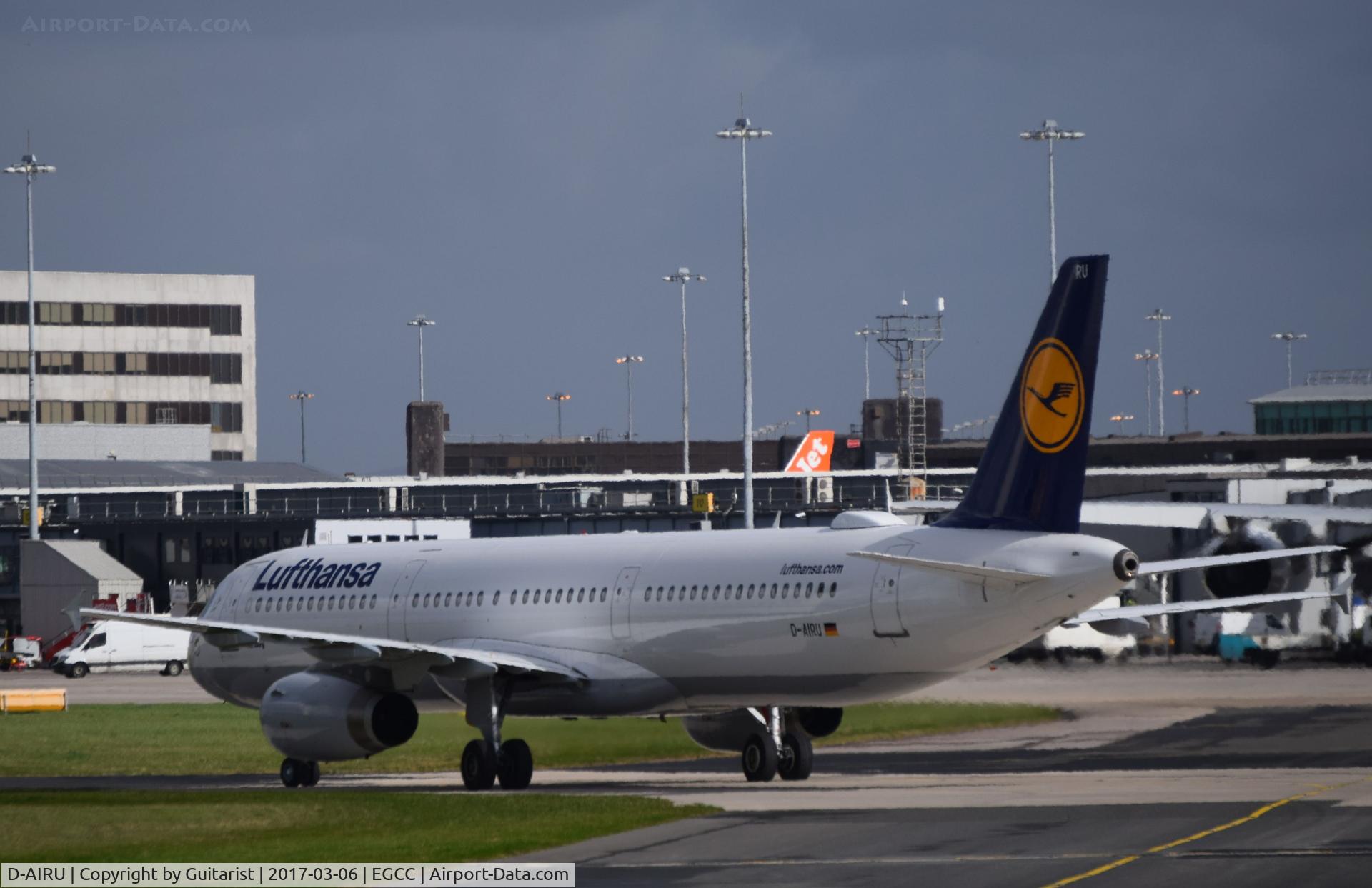 D-AIRU, 1997 Airbus A321-131 C/N 692, At Manchester