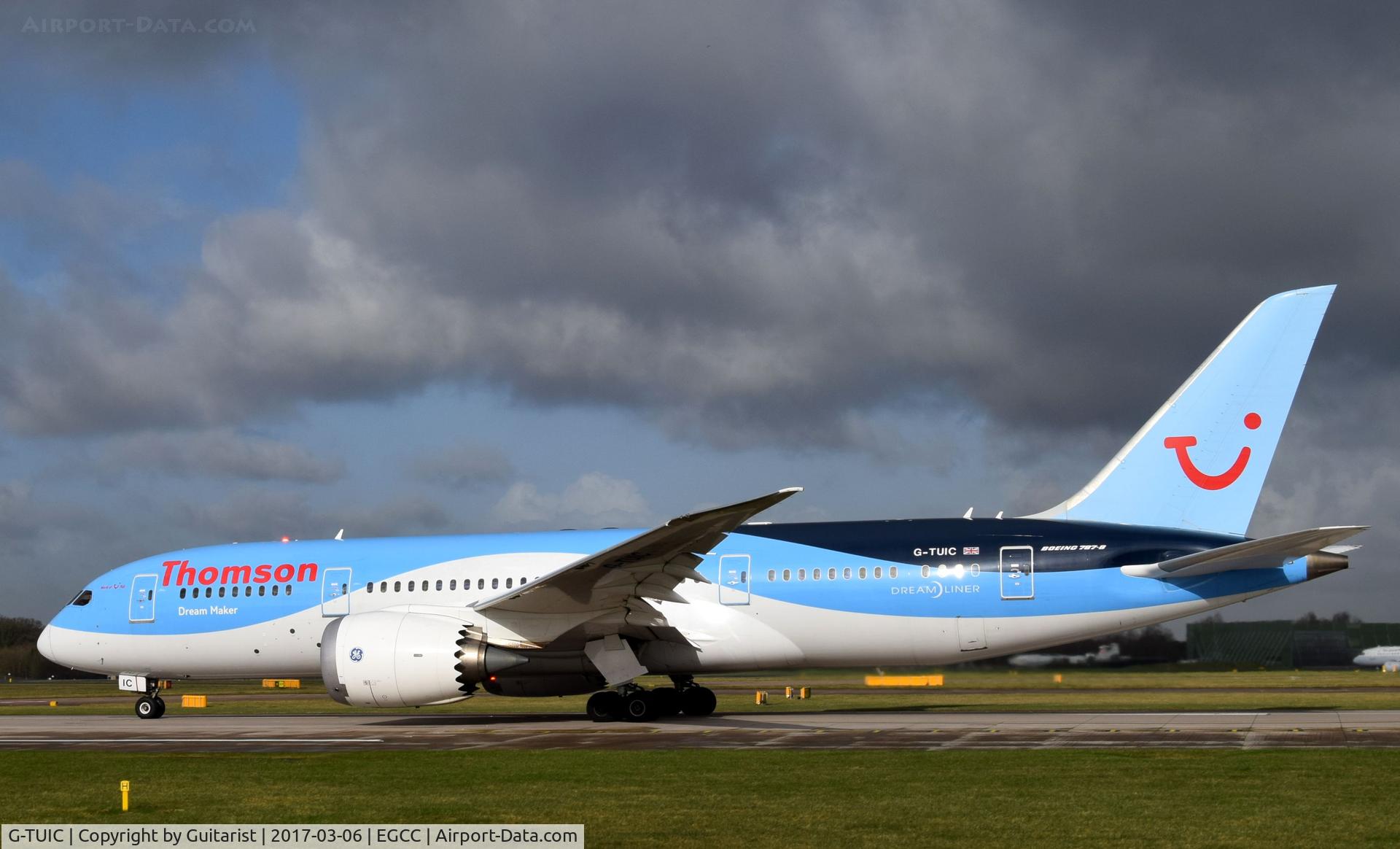 G-TUIC, 2013 Boeing 787-8 Dreamliner C/N 34424, At Manchester