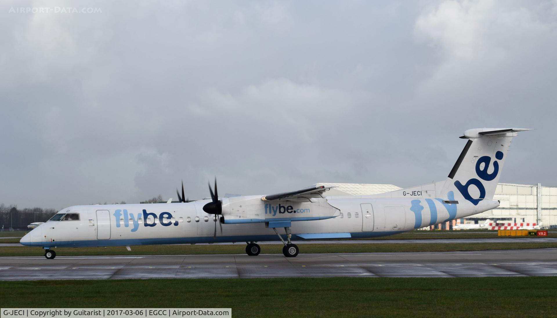 G-JECI, 2005 De Havilland Canada DHC-8-402Q Dash 8 C/N 4105, At Manchester