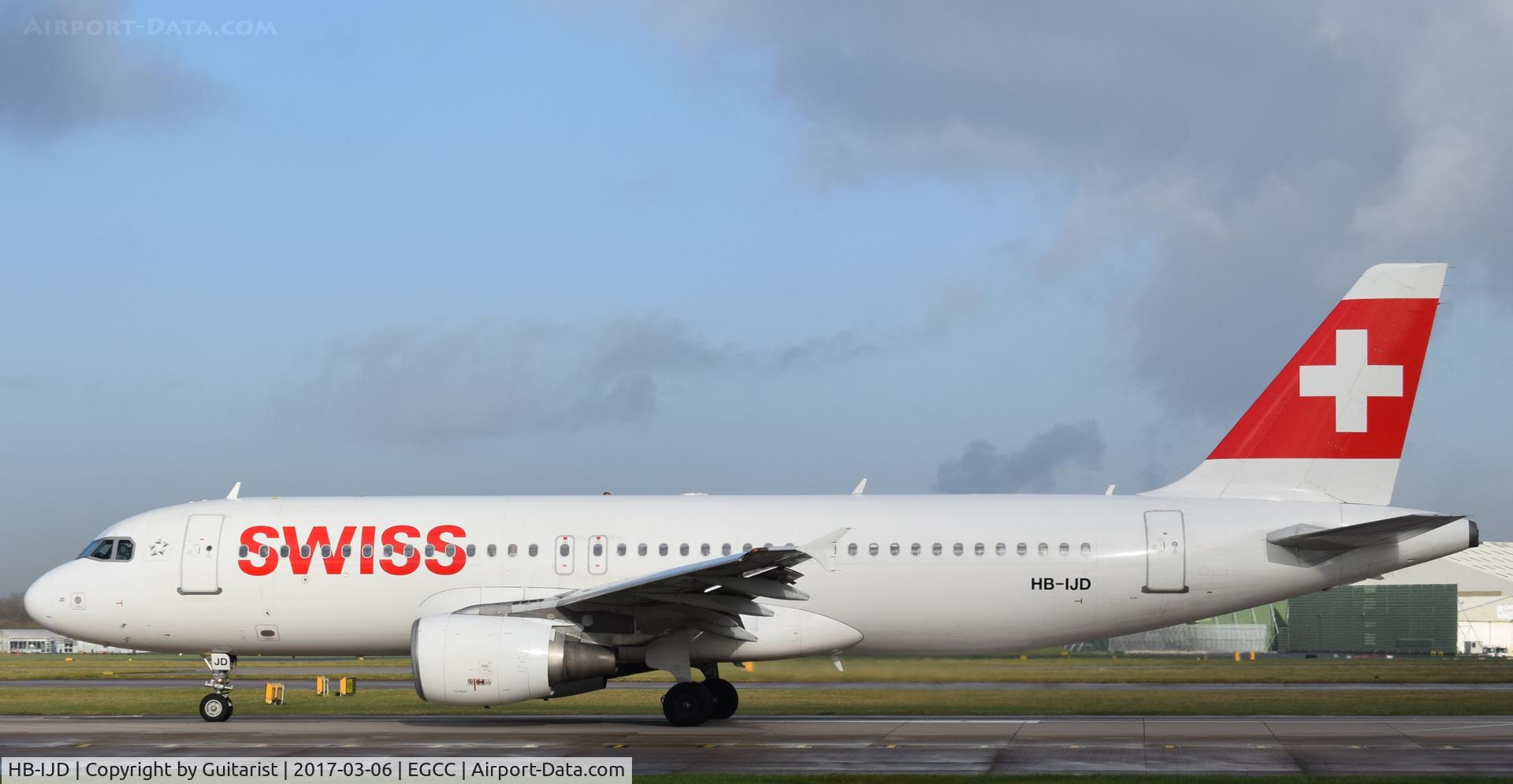 HB-IJD, 1995 Airbus A320-214 C/N 553, At Manchester