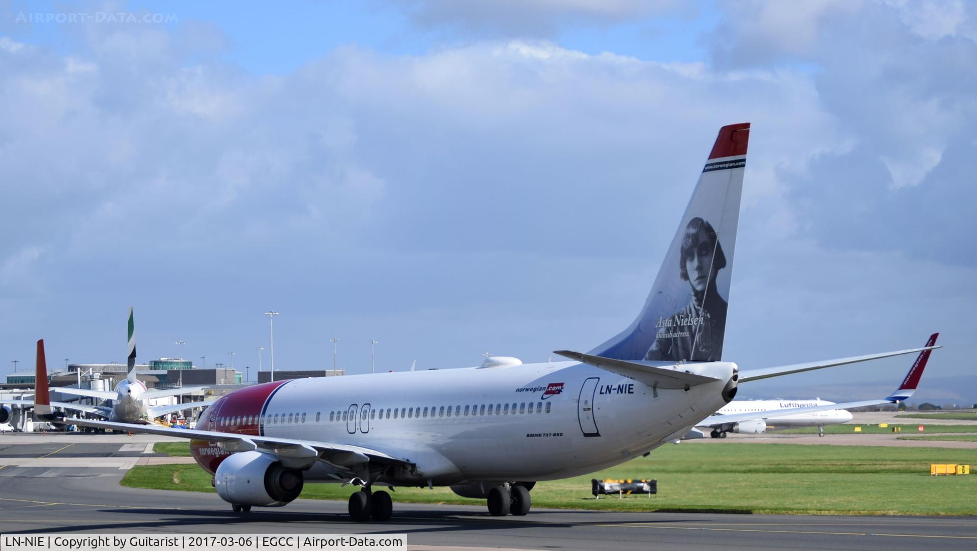 LN-NIE, 2012 Boeing 737-8JP C/N 39435, At Manchester